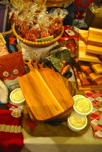 Owl clutches, cutting boards...
